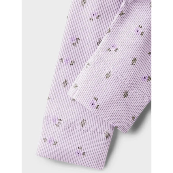 Name it Leggings HOFIE - Misty Lilac-Leggings-Name it-Ollifant.dk