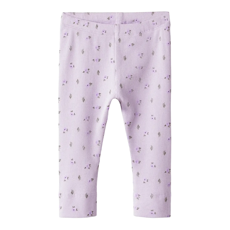 Name it Leggings HOFIE - Misty Lilac-Leggings-Name it-Ollifant.dk