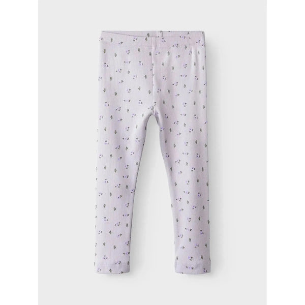 Name it Leggings HOFIE - Misty Lilac-Leggings-Name it-Ollifant.dk