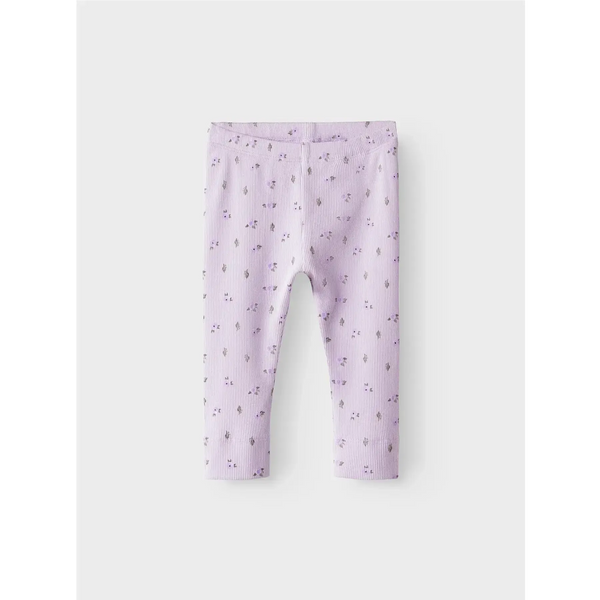 Name it Leggings HOFIE - Misty Lilac-Leggings-Name it-Ollifant.dk