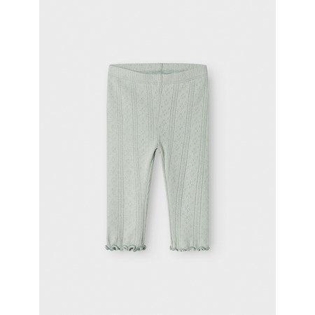 Name it Leggings JSILKE - Aqua Grey-Leggings-Name it-Ollifant.dk