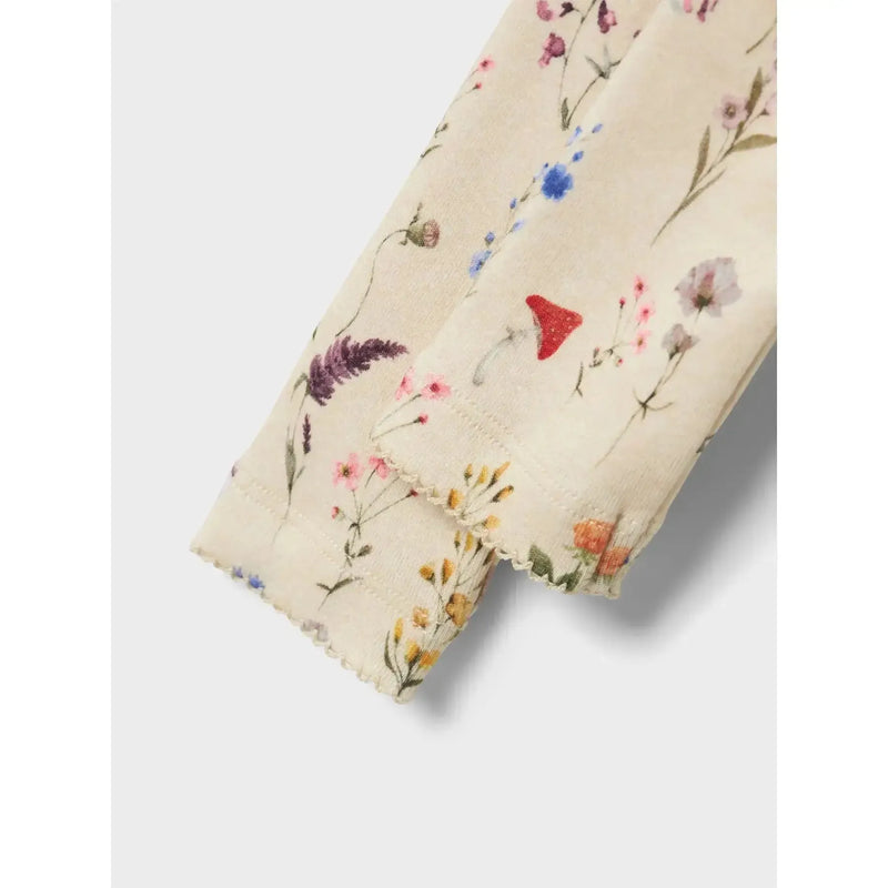 Name it leggings LUXA - Peyote Melange-Leggings-Name it-Ollifant.dk