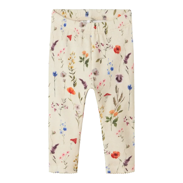 Name it leggings LUXA - Peyote Melange-Leggings-Name it-Ollifant.dk