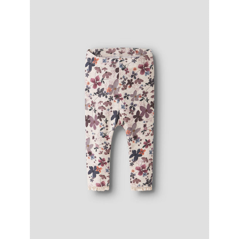 Name it Leggings NALINE - Peyote Melange-Leggings-Name it-Ollifant.dk