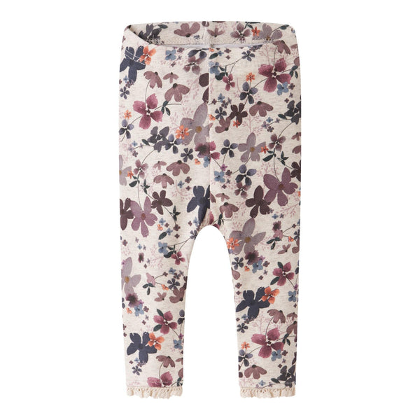Name it Leggings NALINE - Peyote Melange-Leggings-Name it-Ollifant.dk