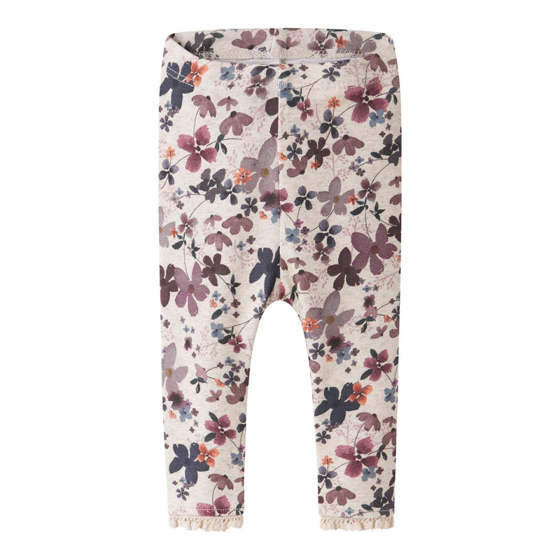Name it Leggings NALINE - Peyote Melange-Leggings-Name it-Ollifant.dk