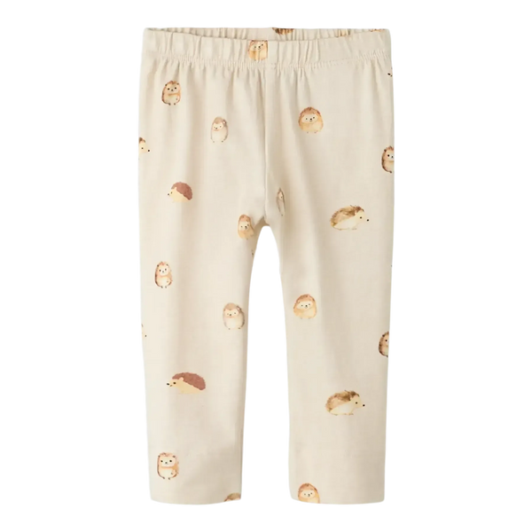 Name it Leggings NILLE - Peyote Melange-Leggings-Name it-Ollifant.dk