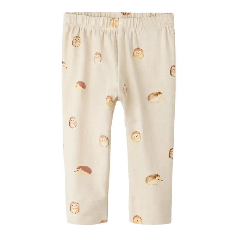 Name it Leggings NILLE - Peyote Melange-Leggings-Name it-Ollifant.dk