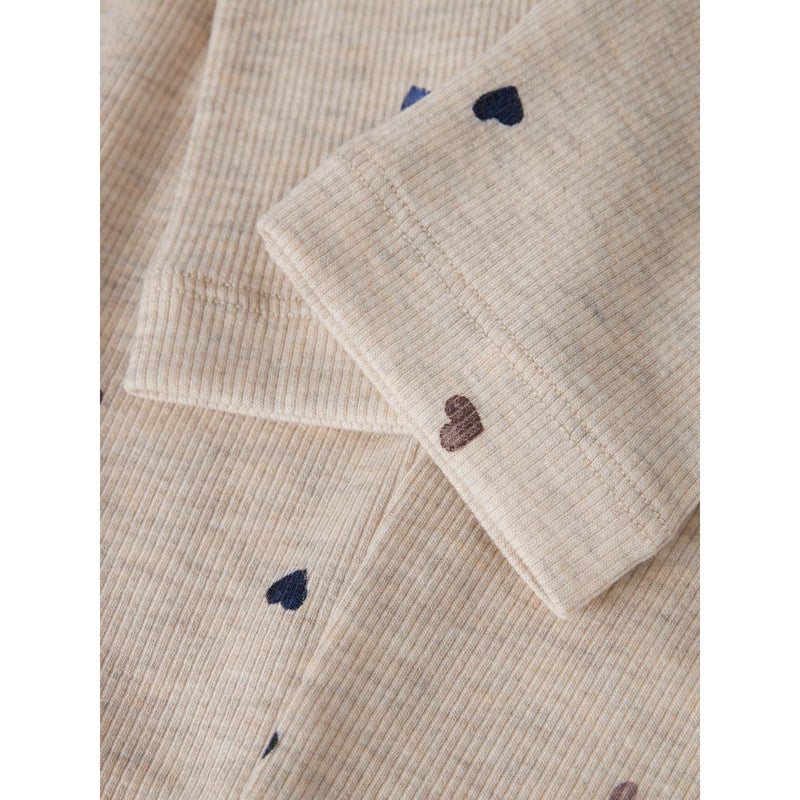 Name it leggings NUTTI NOOS - Peyote Melange-Leggings-Name it-Ollifant.dk