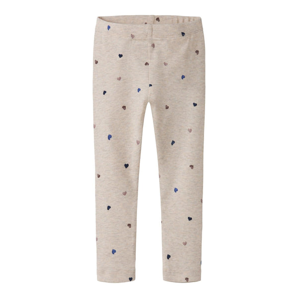 Name it leggings NUTTI NOOS - Peyote Melange-Leggings-Name it-Ollifant.dk