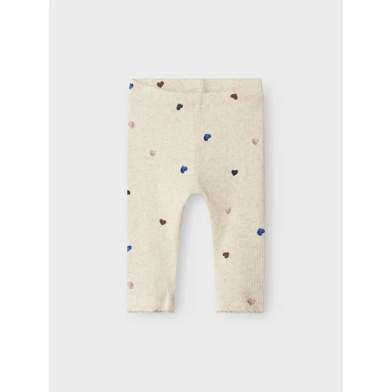 Name it Leggings NUTTI - Peyote Melange-Leggings-Name it-Ollifant.dk