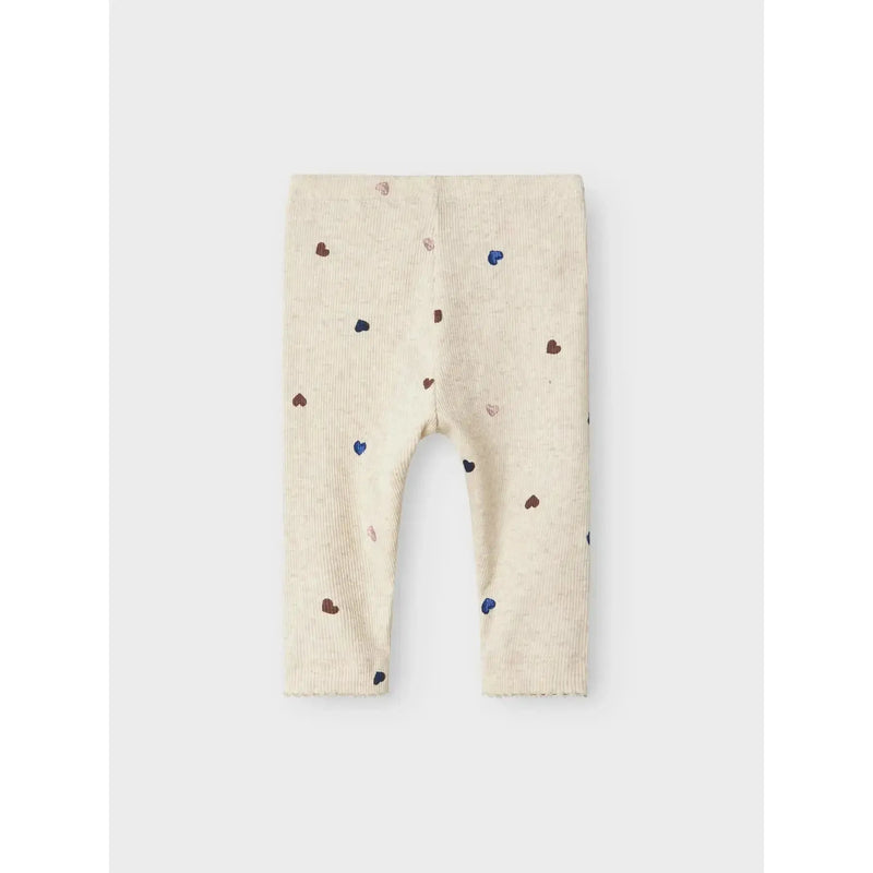 Name it Leggings NUTTI - Peyote Melange-Leggings-Name it-Ollifant.dk