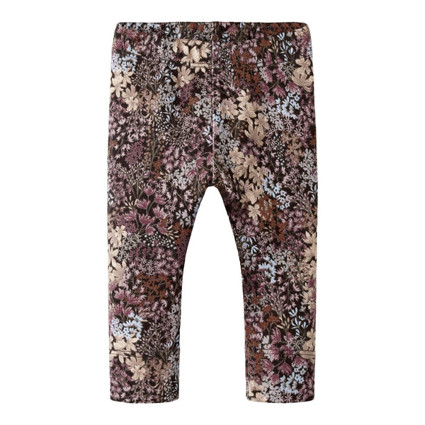 Name it Leggings RESA - Chocolate Brown-Leggings-Name it-Ollifant.dk