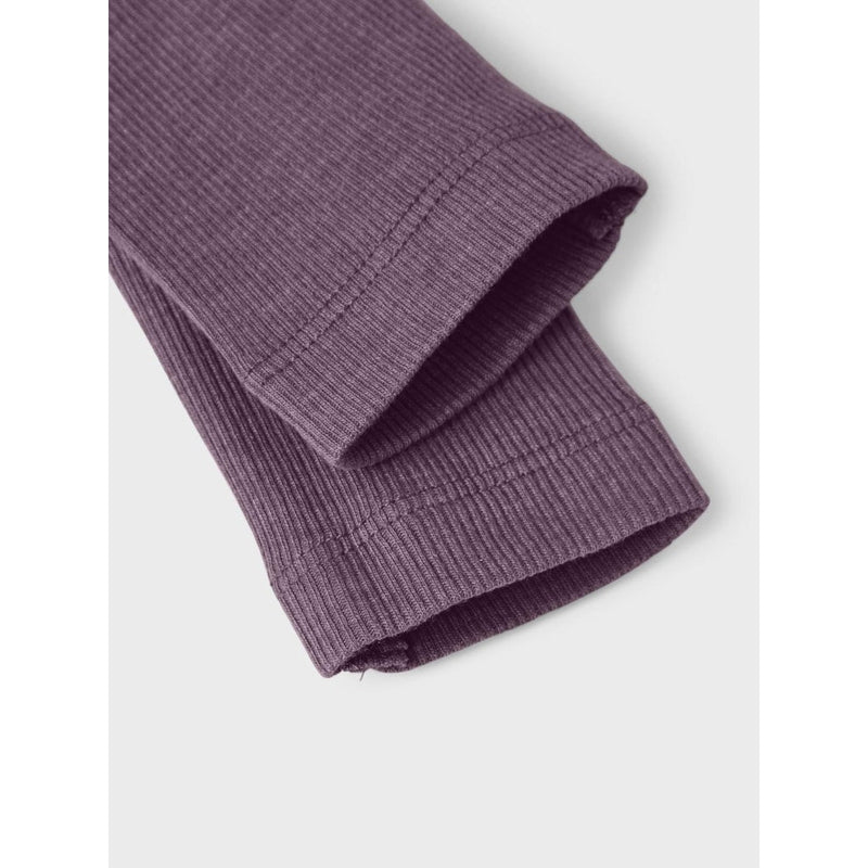 Name it leggings Rib NOOS KAB - Arctic Dusk Melange-Leggings-Name it-Ollifant.dk