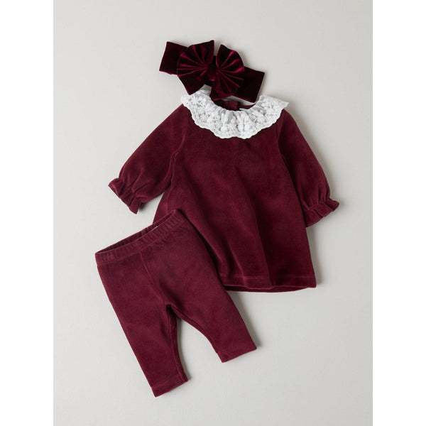 Name it leggings ROXY - Burgundy-Leggings-Name it-Ollifant.dk
