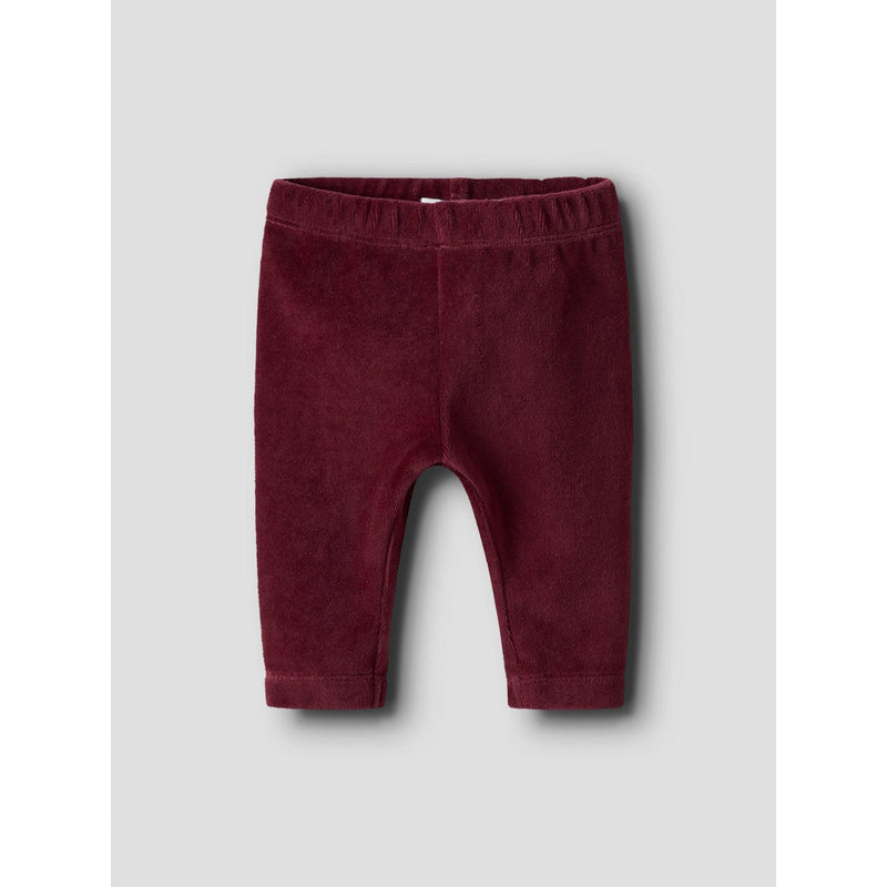 Name it leggings ROXY - Burgundy-Leggings-Name it-Ollifant.dk