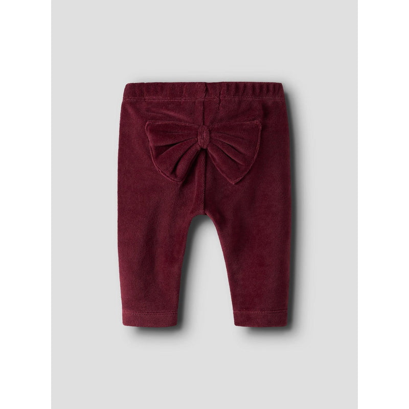 Name it leggings ROXY - Burgundy-Leggings-Name it-Ollifant.dk