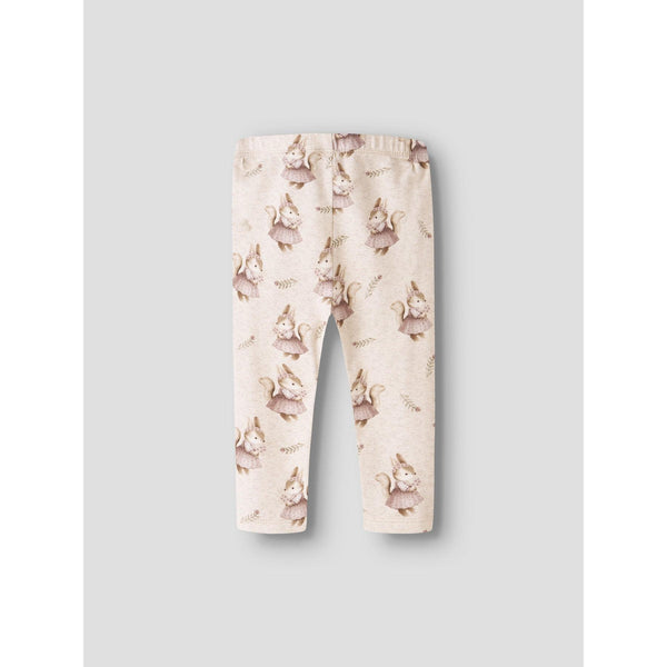 Name it Leggings SHELLY - Peyote Melange-Leggings-Name it-Ollifant.dk