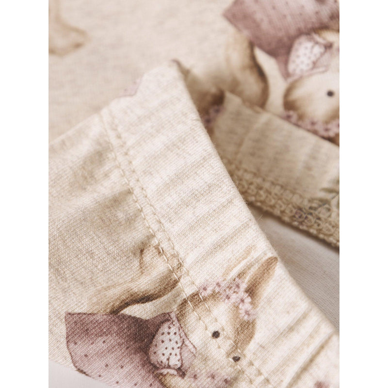 Name it Leggings SHELLY - Peyote Melange-Leggings-Name it-Ollifant.dk