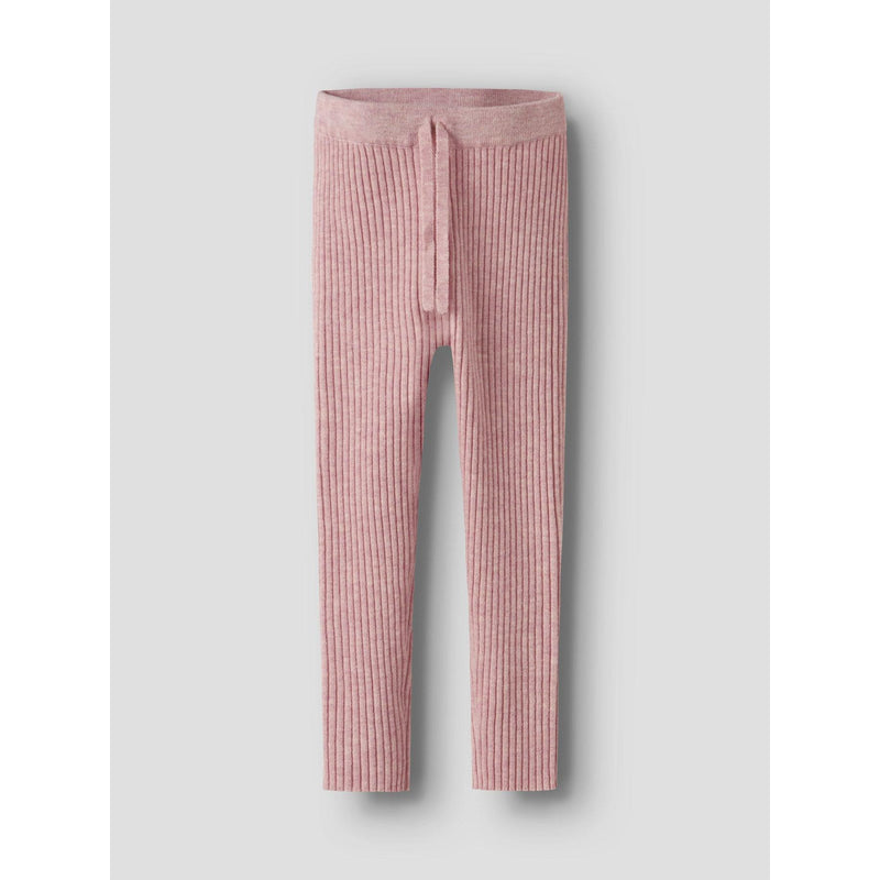 Name it Leggings strik NALIA - Burnished Lilac-Leggings-Name it-Ollifant.dk
