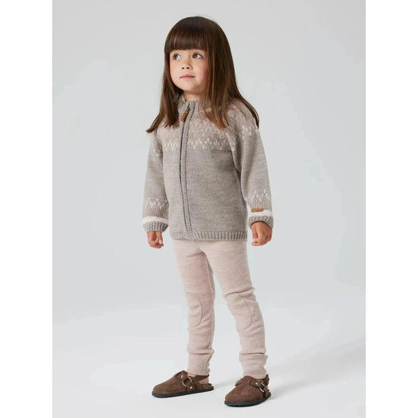 Name it leggings WAX ULD NOOS - Shadow Grey-Leggings-Name it-Ollifant.dk