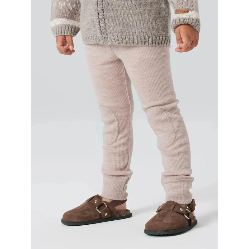 Name it leggings WAX ULD NOOS - Shadow Grey-Leggings-Name it-Ollifant.dk
