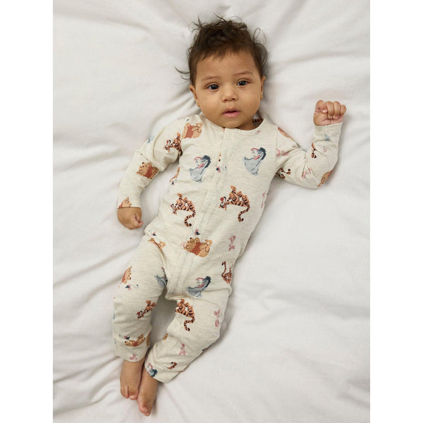 Name it natdragt OLLU POOH - Peyote Melange-Nattøj-Name it-Ollifant.dk