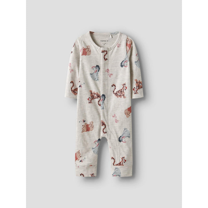 Name it natdragt OLLU POOH - Peyote Melange-Nattøj-Name it-Ollifant.dk
