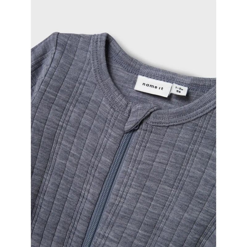 Name it Natdragt WANG ULD NOOS - Folkstone Grey-Nattøj-Name it-Ollifant.dk