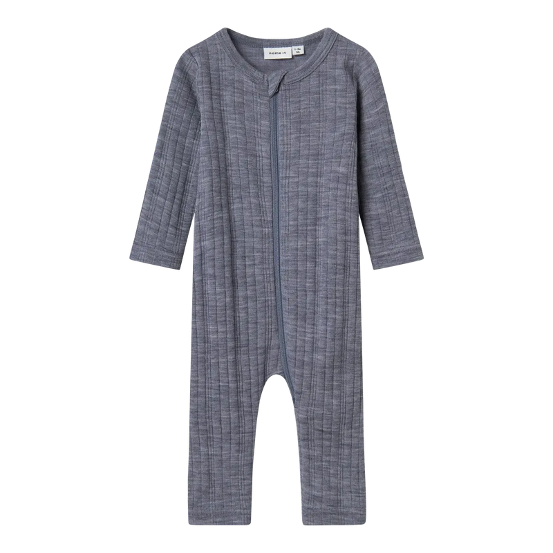 Name it Natdragt WANG ULD NOOS - Folkstone Grey-Nattøj-Name it-Ollifant.dk