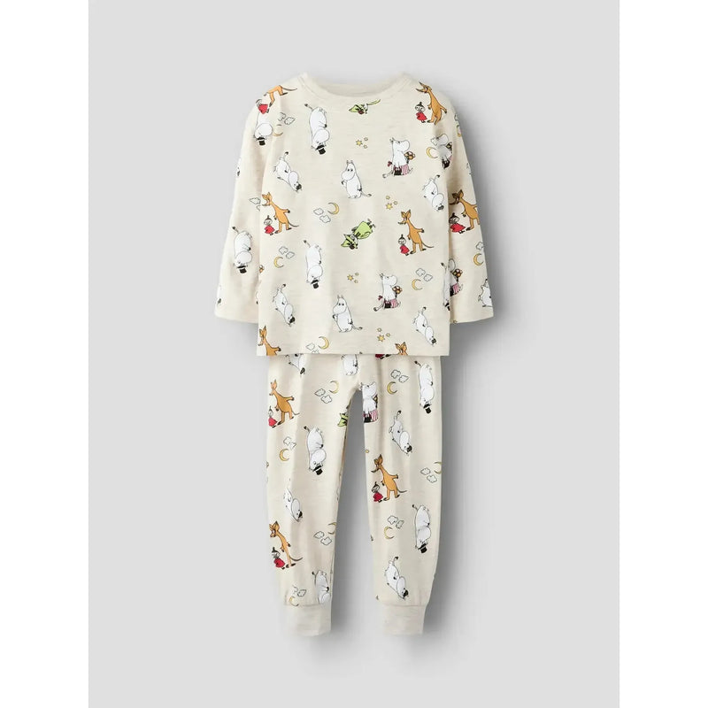 Name it Natsæt SEMOL MOOMIN - Peyote Melange-Nattøj-Name it-Ollifant.dk