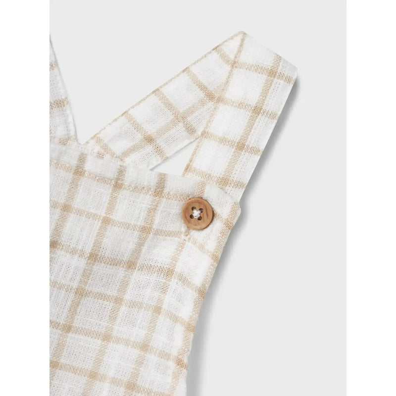 Name it overall HALOM - Bright White-Overalls-Name it-Ollifant.dk