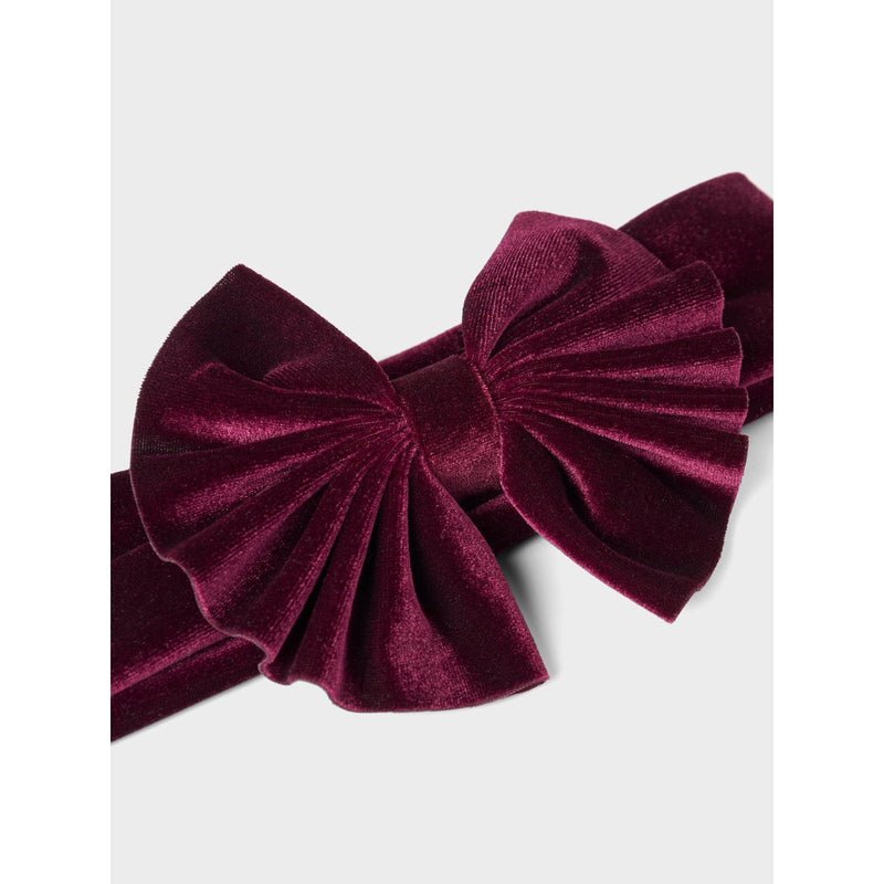 Name it Pandebånd RIVA - Burgundy-Pandebånd-Name it-Ollifant.dk