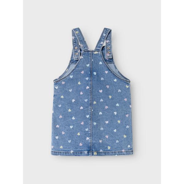 Name it ROSA BIBSKIRT - Medium Blue Denim-Overalls-Name it-Ollifant.dk