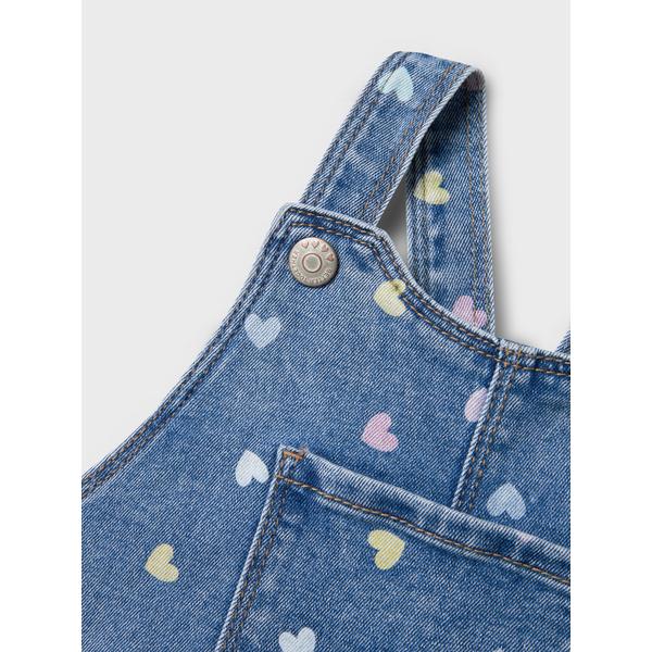 Name it ROSA BIBSKIRT - Medium Blue Denim-Overalls-Name it-Ollifant.dk