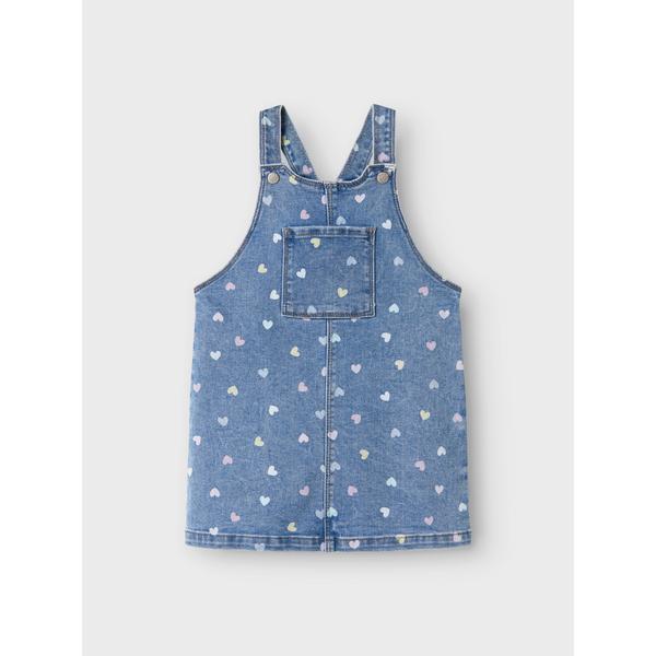 Name it ROSA BIBSKIRT - Medium Blue Denim-Overalls-Name it-Ollifant.dk