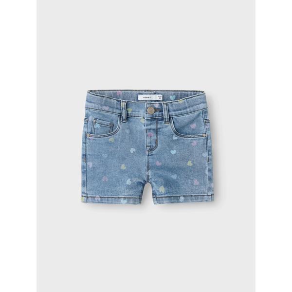 Name it Shorts SALLI - Medium Blue Denim-Shorts-Name it-Ollifant.dk