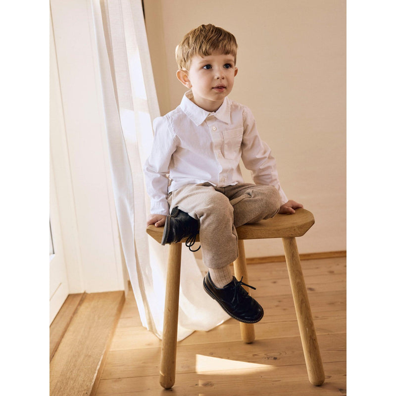 Name it Skjorte FESHIRT - Bright White-Skjorte-Name it-Ollifant.dk