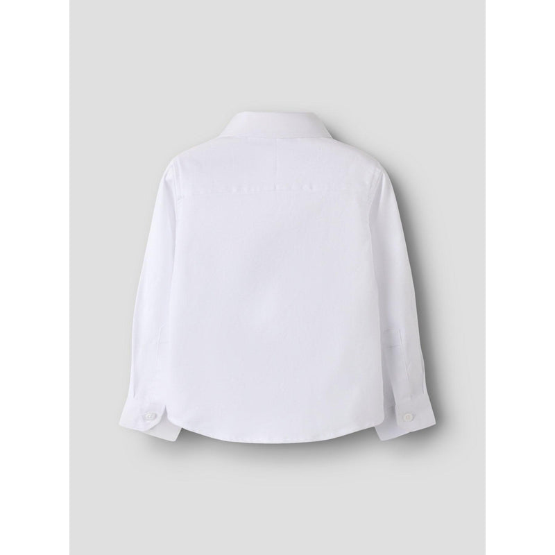 Name it Skjorte FESHIRT - Bright White-Skjorte-Name it-Ollifant.dk
