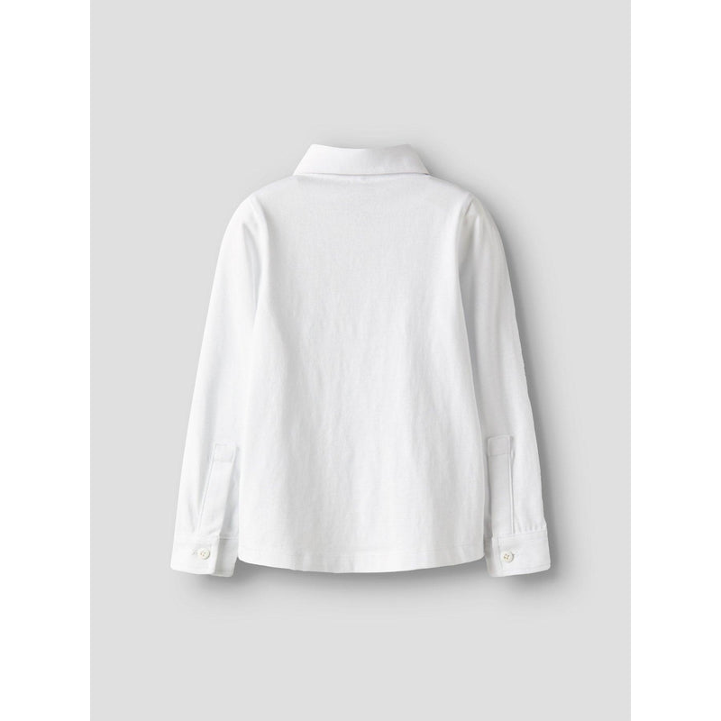 Name it skjorte RONALO - Bright White-Skjorte-Name it-Ollifant.dk
