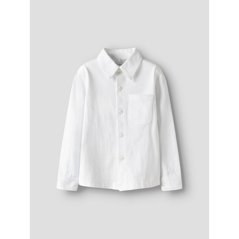 Name it skjorte RONALO - Bright White-Skjorte-Name it-Ollifant.dk