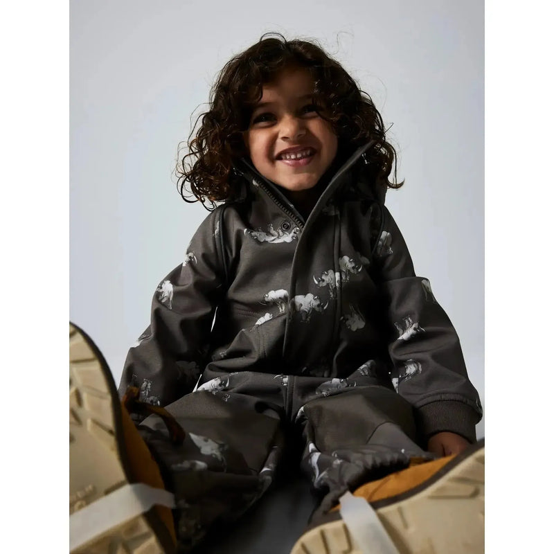 Name it Softshell jakke ALFA - Rhino-Jakke-Name it-Ollifant.dk