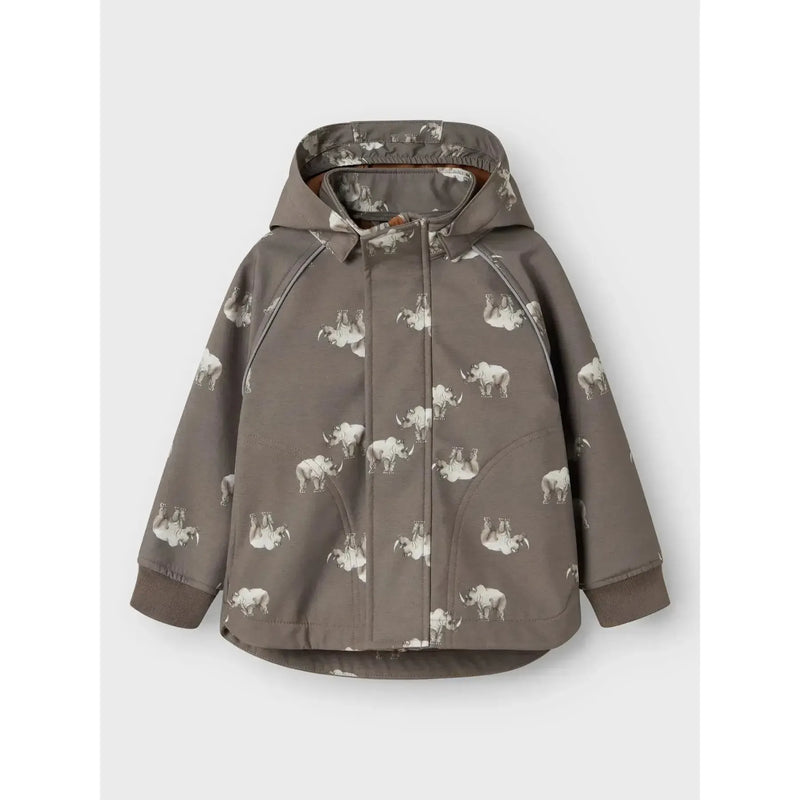 Name it Softshell jakke ALFA - Rhino-Jakke-Name it-Ollifant.dk