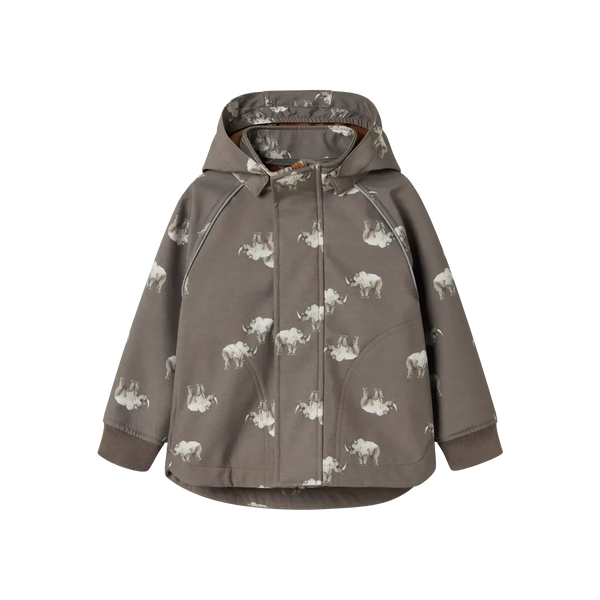 Name it Softshell jakke ALFA - Rhino-Jakke-Name it-Ollifant.dk