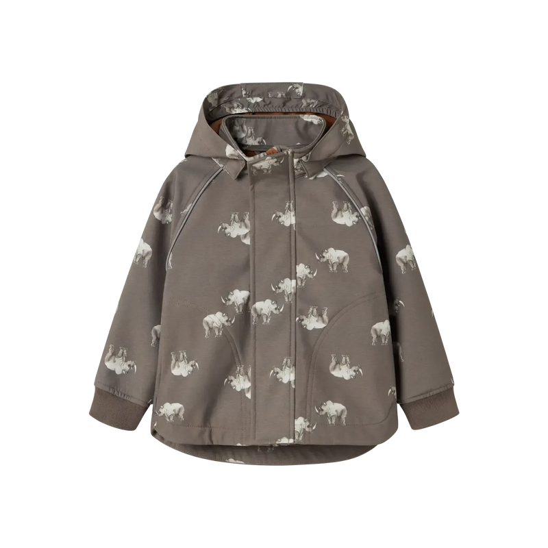 Name it Softshell jakke ALFA - Rhino-Jakke-Name it-Ollifant.dk