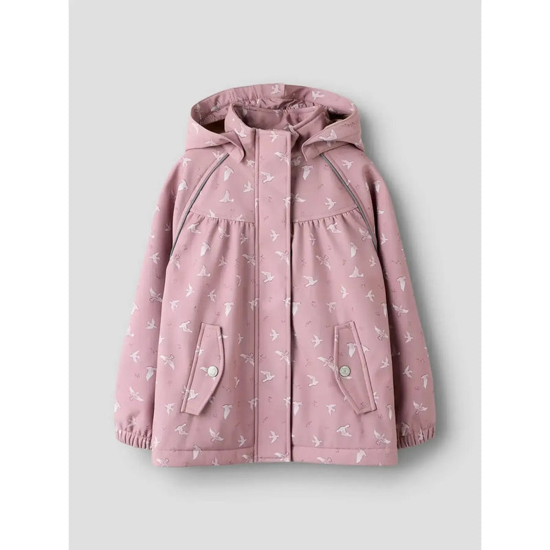 Name it softshell jakke - Woodrose Bird-softshell-Name it-Ollifant.dk