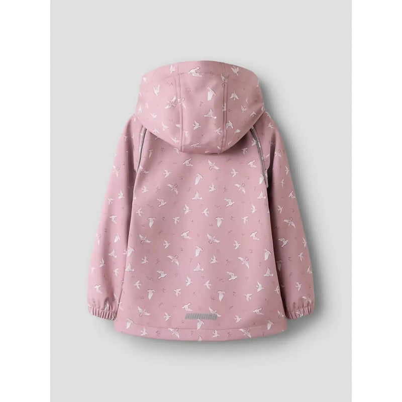 Name it softshell jakke - Woodrose Bird-softshell-Name it-Ollifant.dk