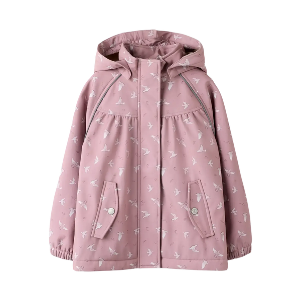 Name it softshell jakke - Woodrose Bird-softshell-Name it-Ollifant.dk