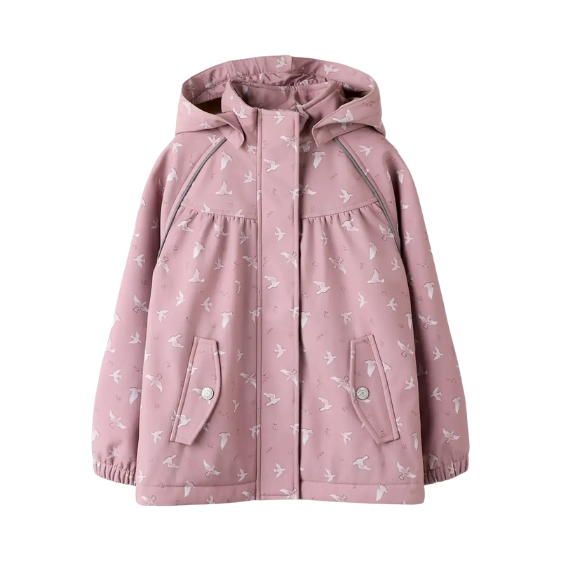 Name it softshell jakke - Woodrose Bird-softshell-Name it-Ollifant.dk