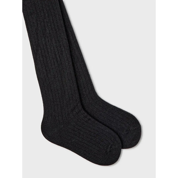 Name it stømpebukser GLITTER RIB NOOS - Black-Strømpebukser-Name it-Ollifant.dk